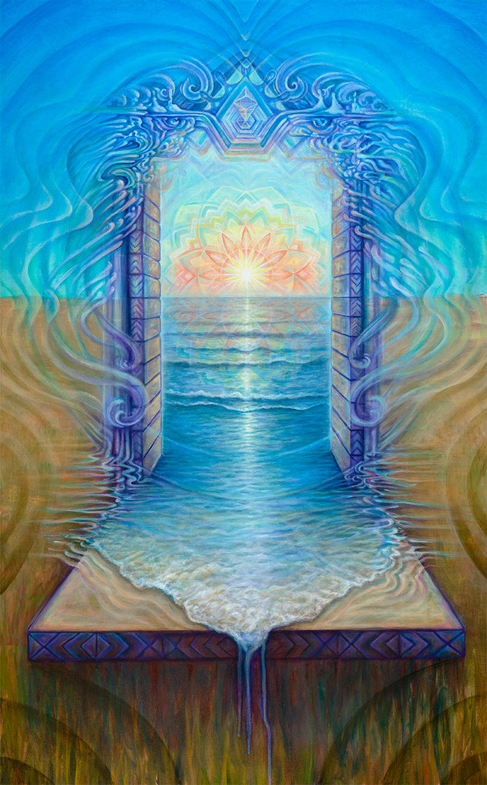 Portal de la Playa - 16 x 10 by Morgan Mandala  (Canvas Print)