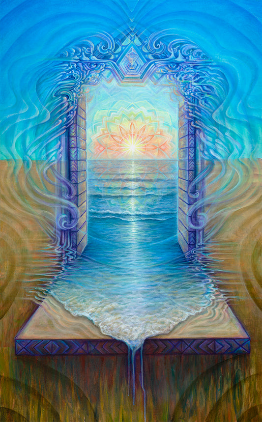 Portal de la Playa - 16 x 10 by Morgan Mandala  (Canvas Print)