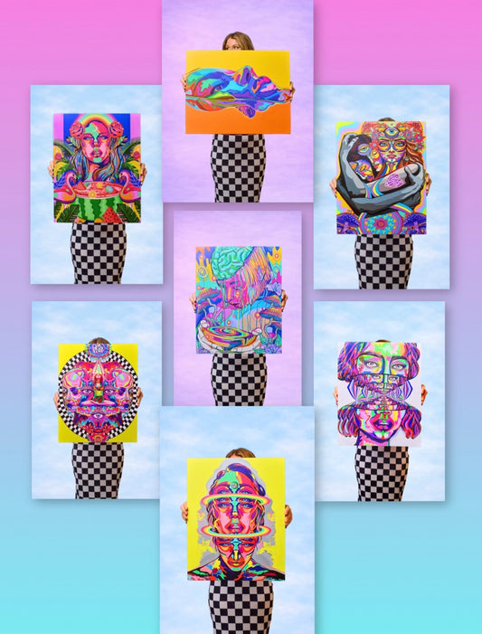 ASSORTED CANVASES - 20 x 16 by Moon Child Studio (Canvas Print)