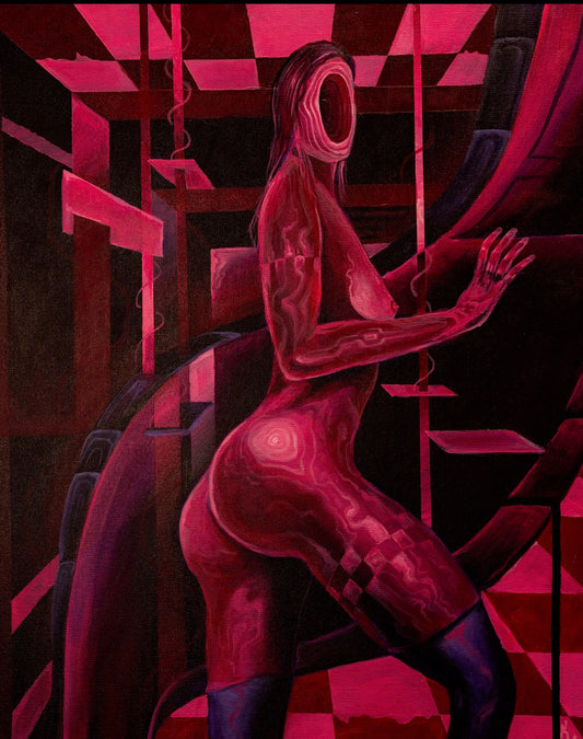 *She/her3 - 30 x 24 by Kevin Hughsam (Original)