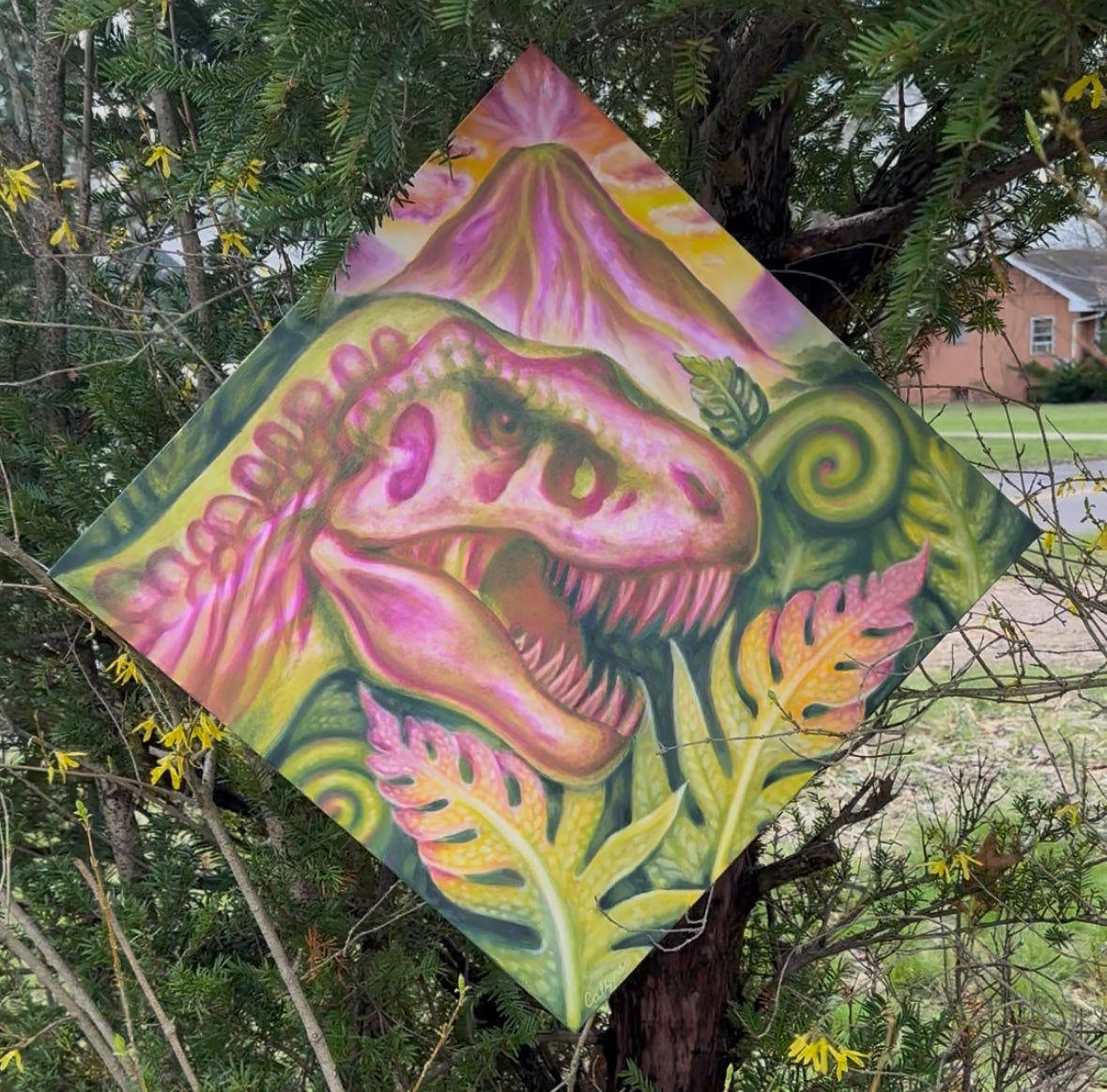 *X-Rexy - 20 x 20 by Calypso (Original)