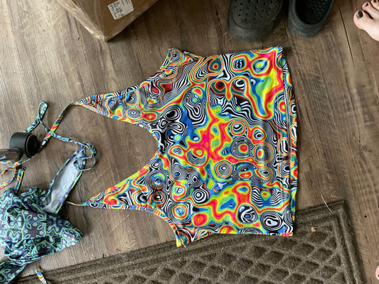 Acid lava halter  - Large by Technocolor  (Apparel)
