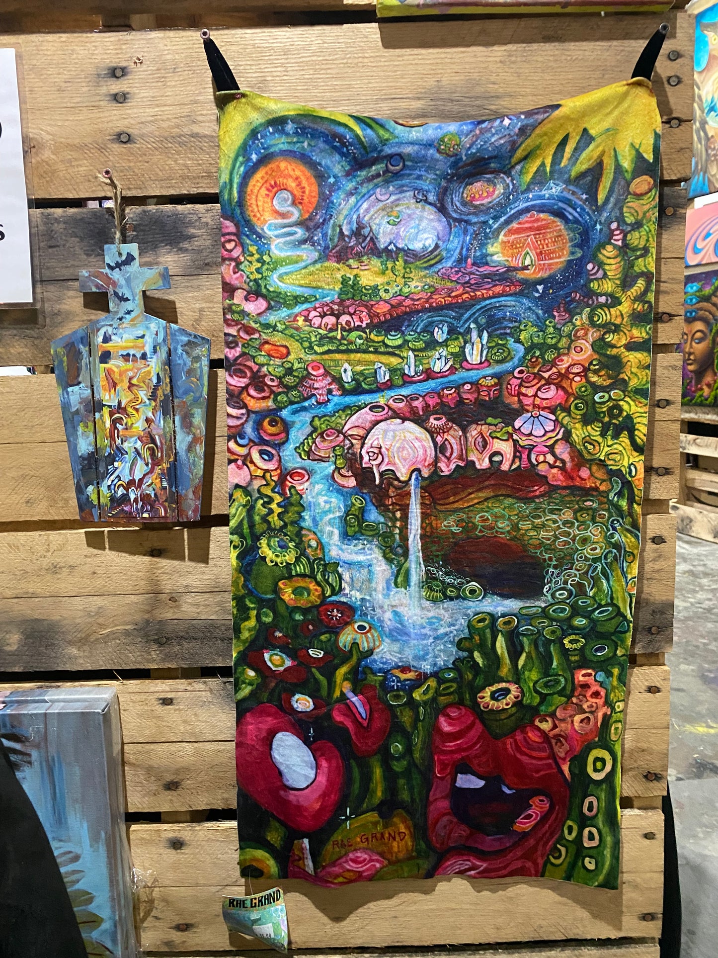 *Spaceland Large   - 72 x 36 by Rae Grand  (Tapestry)