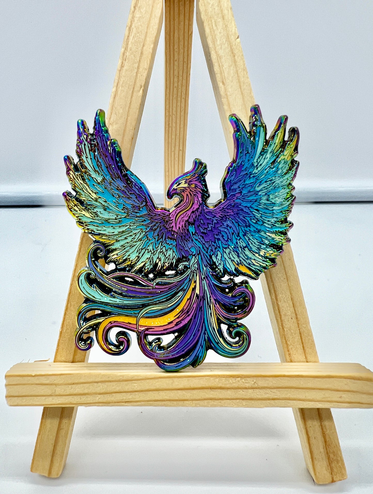 Pin - Phoenix - Embers of Eternity - 2.5 x 2 by Sanzone Art (Accessory (pins, patches, etc))