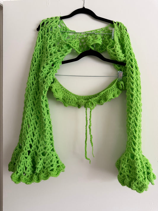 *Neon Bolero + Garter Belt - Medium by Wubby Wares (Apparel)