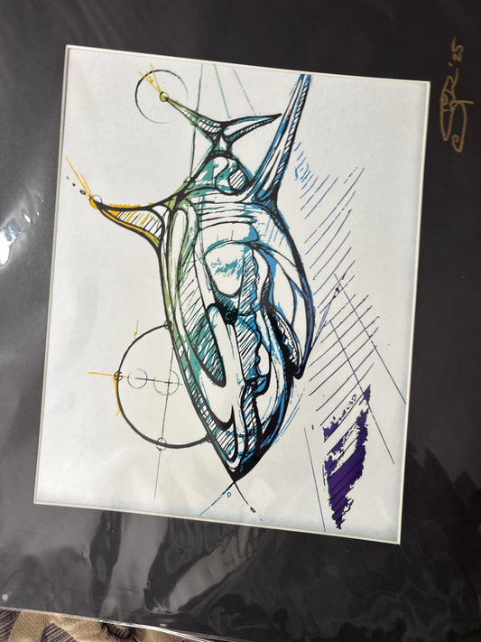 Shark - 8 x 10 by Eye of Swiger (Poster Print)
