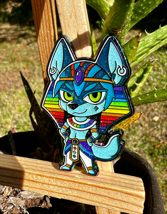 *Pin - Small (Egyptian mini pin series). - 2 x 1 by Sanzone Art (Accessory (pins, patches, etc))