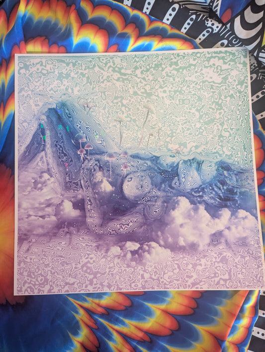 *Violet Dreamer - 12 x 12 by Sugarcube Lab (Poster Print)
