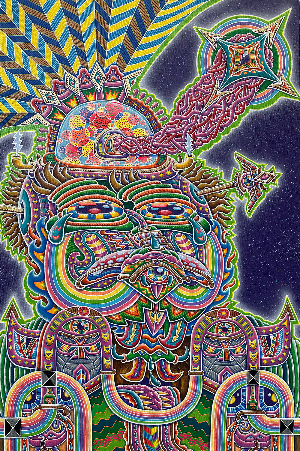Expanding Conciousness - 18 x 12 by Chris Dyer (Canvas Print)