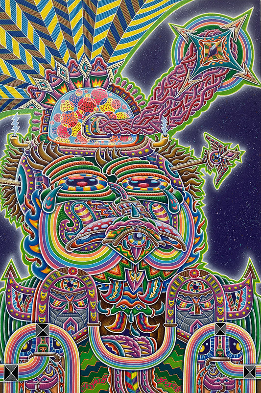 Expanding Conciousness - 18 x 12 by Chris Dyer (Canvas Print)