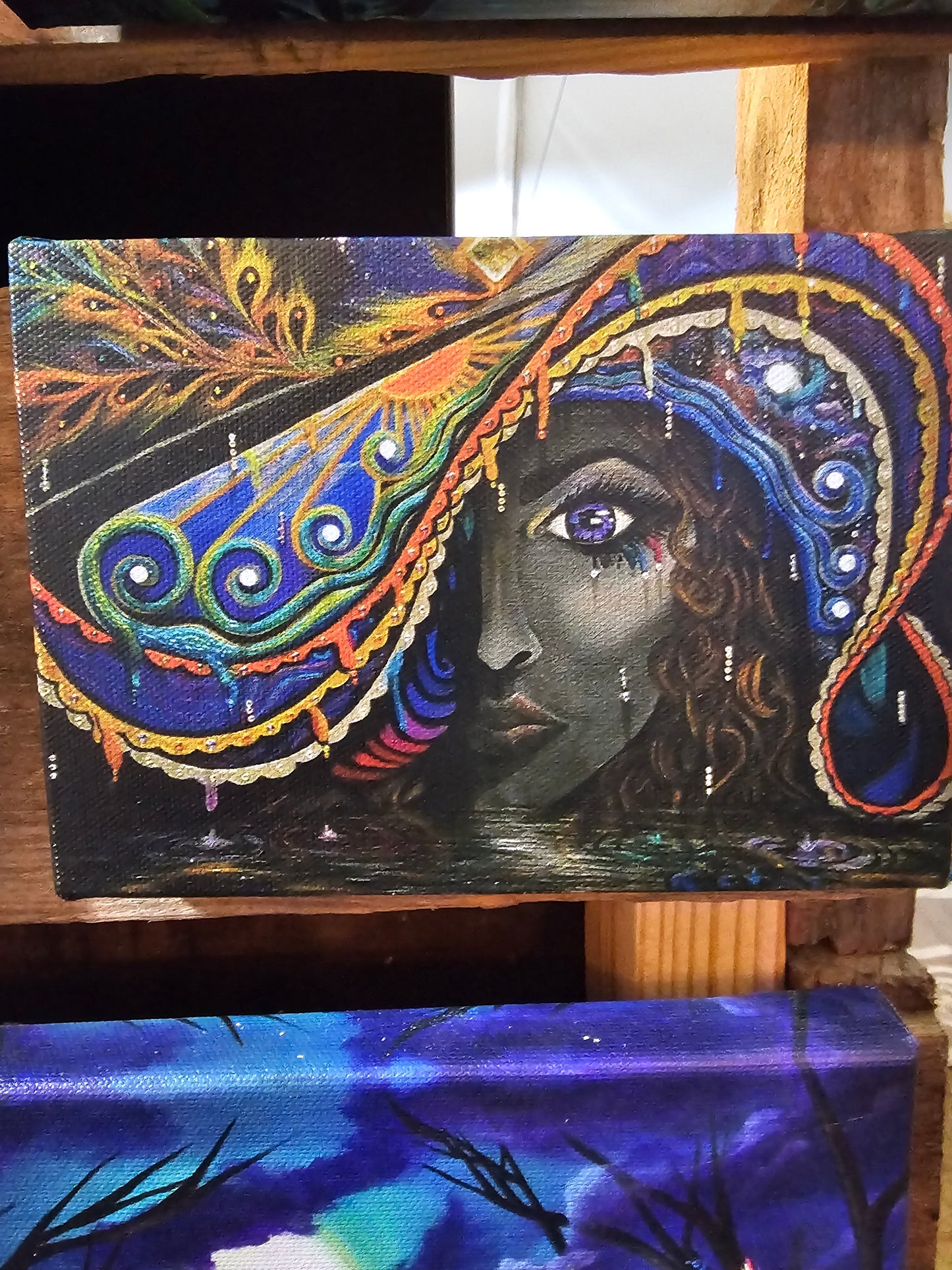 *Soul Scintilla - 5 x 7 by VioletIris (Canvas Print)