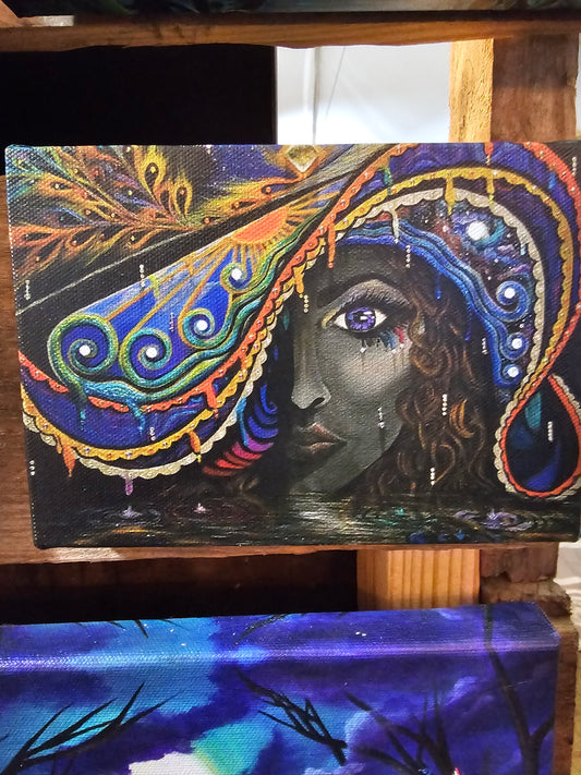 *Soul Scintilla - 5 x 7 by VioletIris (Canvas Print)
