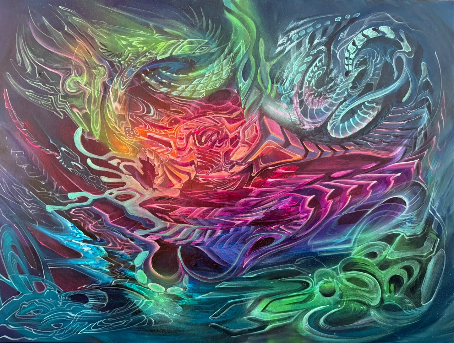 *Surfs Up - 30 x 40 by Atlas1618 (Original)