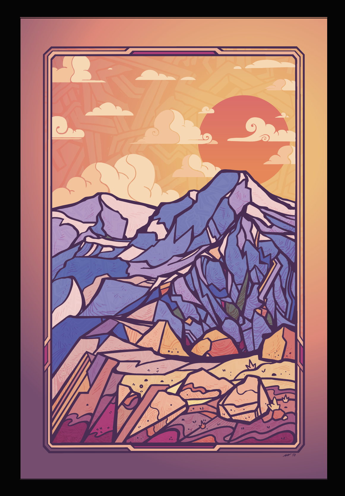 *Grays & Torreys - 24 x 16 by Rutherford (Poster Print)