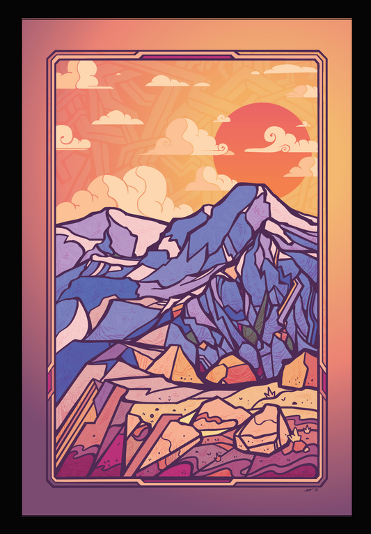 *Grays & Torreys - 24 x 16 by Rutherford (Poster Print)