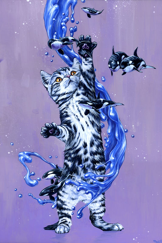 Reach - 20 x 13 by David Swartz (Canvas Print)