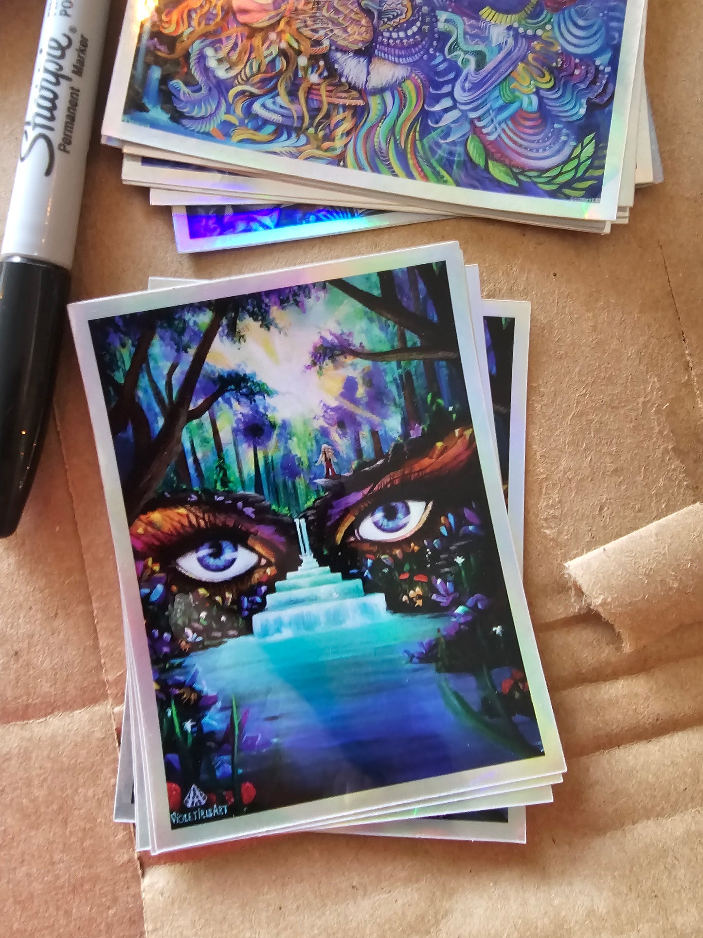 *Kendalls Forest sticker - 4 x 3 by VioletIris (Stickers)