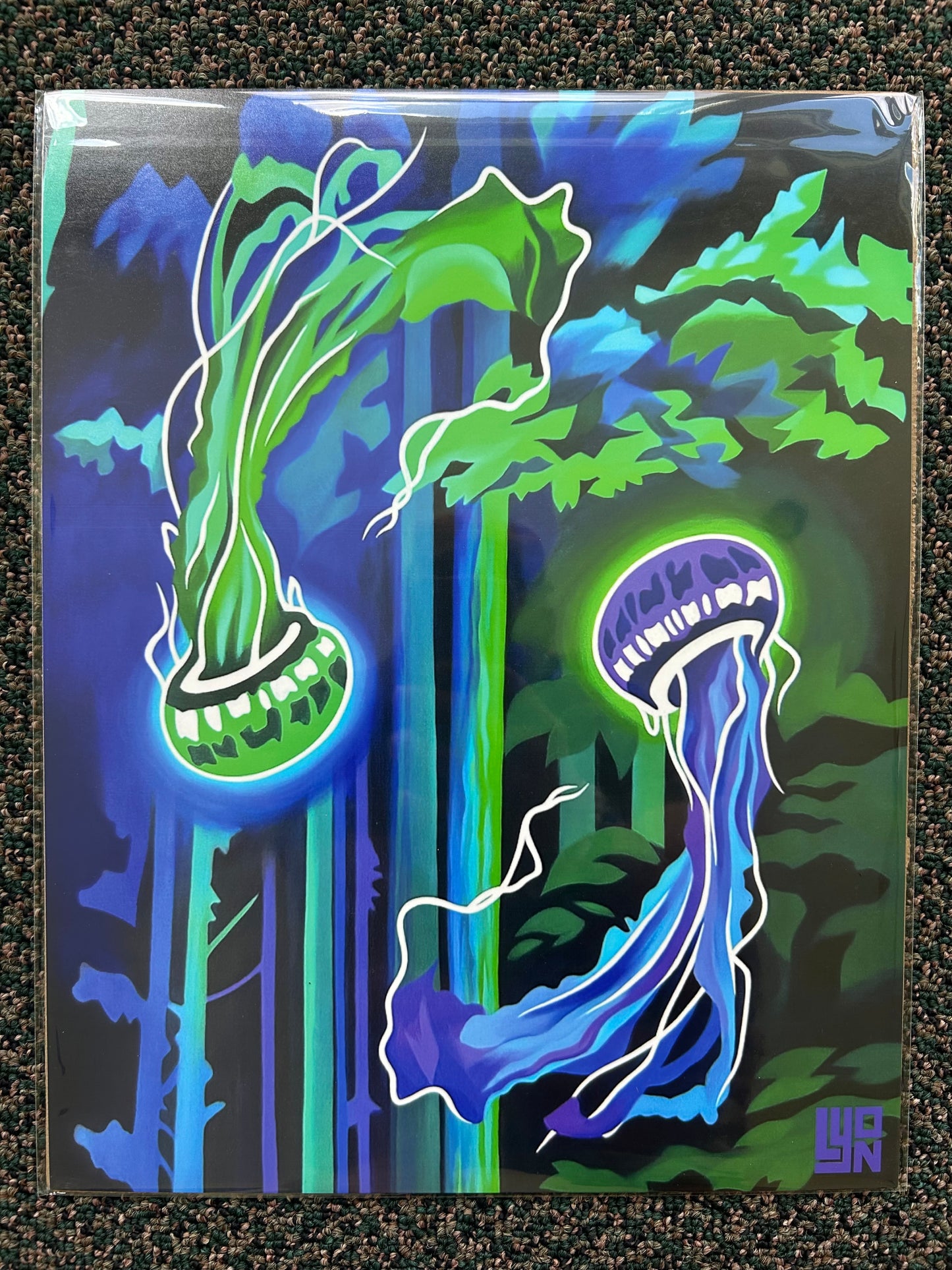 Forest Jellies  - 14 x 11 by Lyon  (Poster Print)
