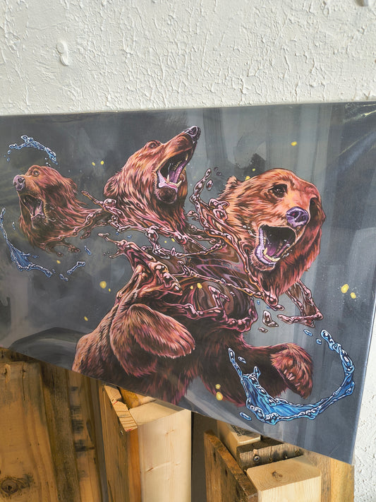 Help I'm Alive - 16 x 24 by David Swartz (Canvas Print)