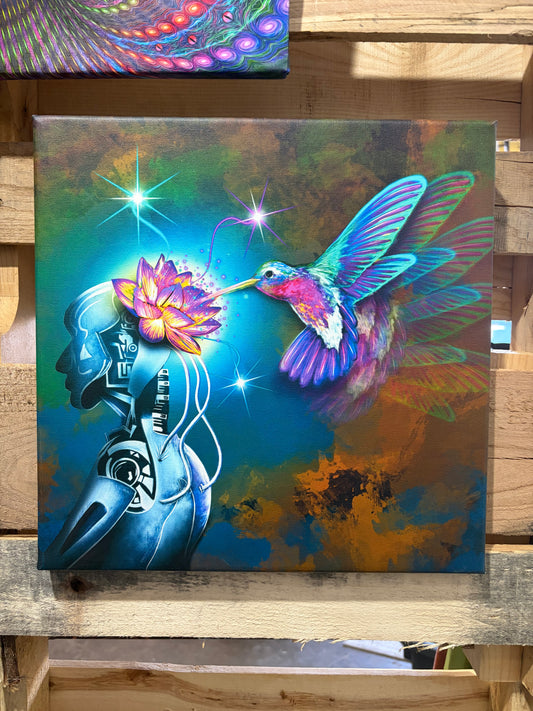 Medium stretched canvas print - 14 x 14 by Sanzone Art (Canvas Print)