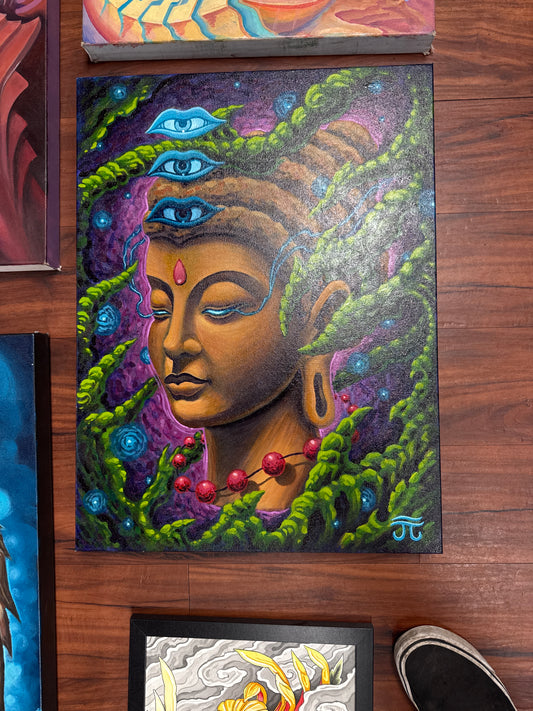 *Bio buddha - 24 x 18 by Jesse Jones (Original)