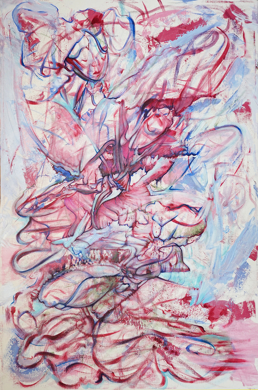 *Ripping My Heart Out - 36 x 24 by Katie Fogg (Original)