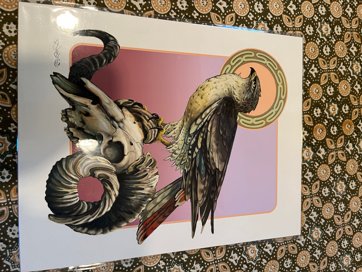 *Hawk and Ramskull - 14 x 11 by Josh Audiss (Poster Print)