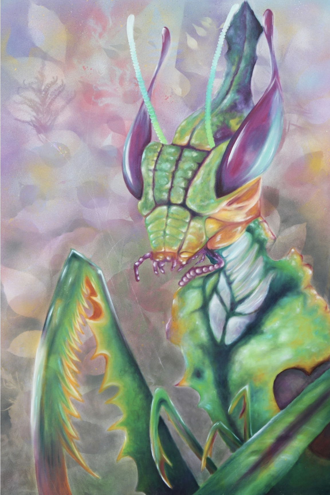 Alien Queen - 12 x 8 by Subloominal  (Canvas Print)