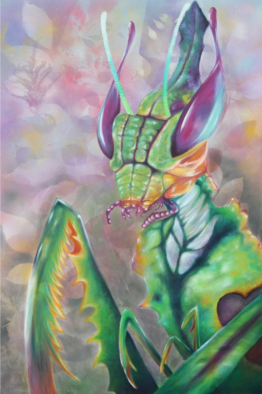 Alien Queen - 12 x 8 by Subloominal  (Canvas Print)