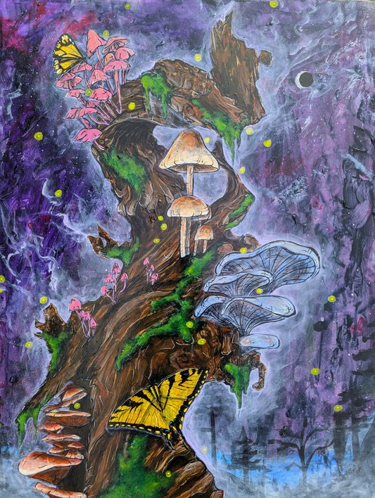 *Mycelia's Magic Original - 24 x 30 by Fae of Ilaria  (Original)
