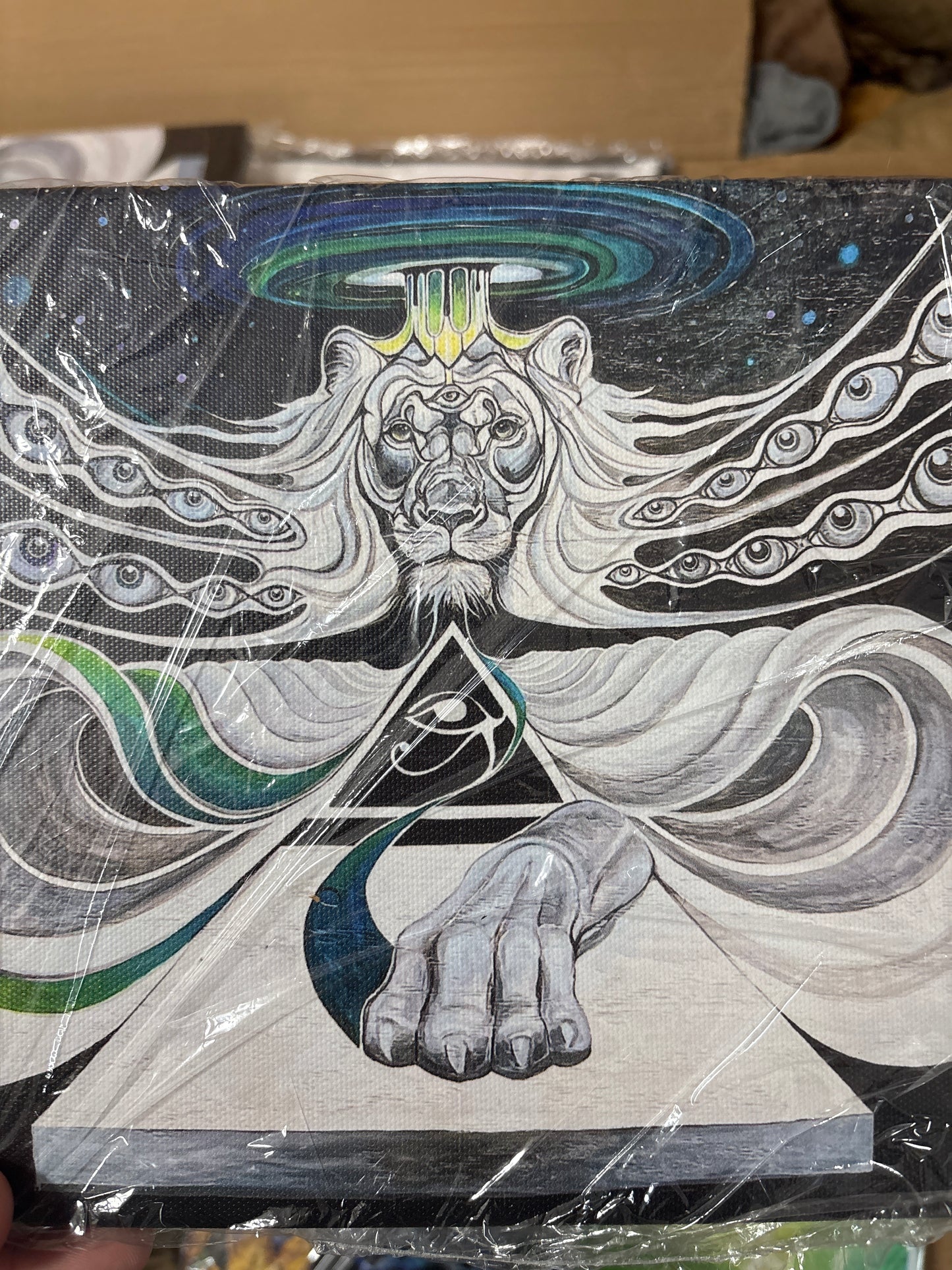 Sol Protector - 8 x 8 by Eye of Swiger (Canvas Print)