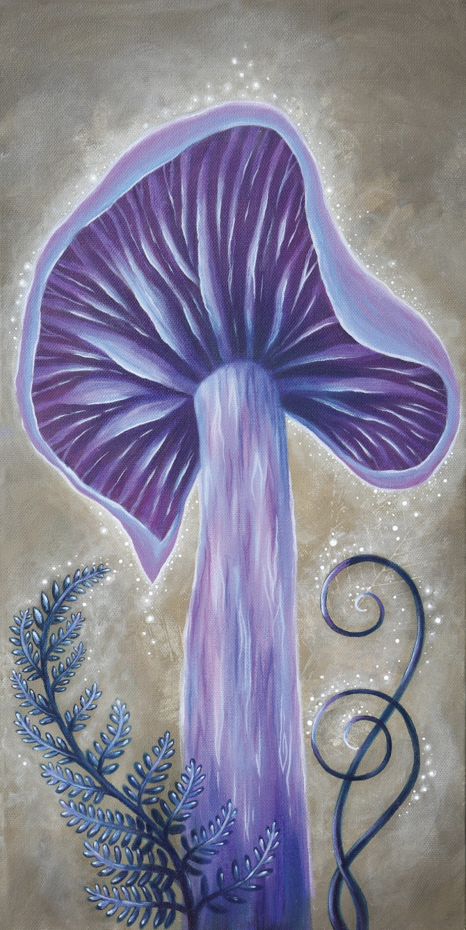 Amethyst Deceiver - 8 x 17 by Subloominal  (Poster Print)