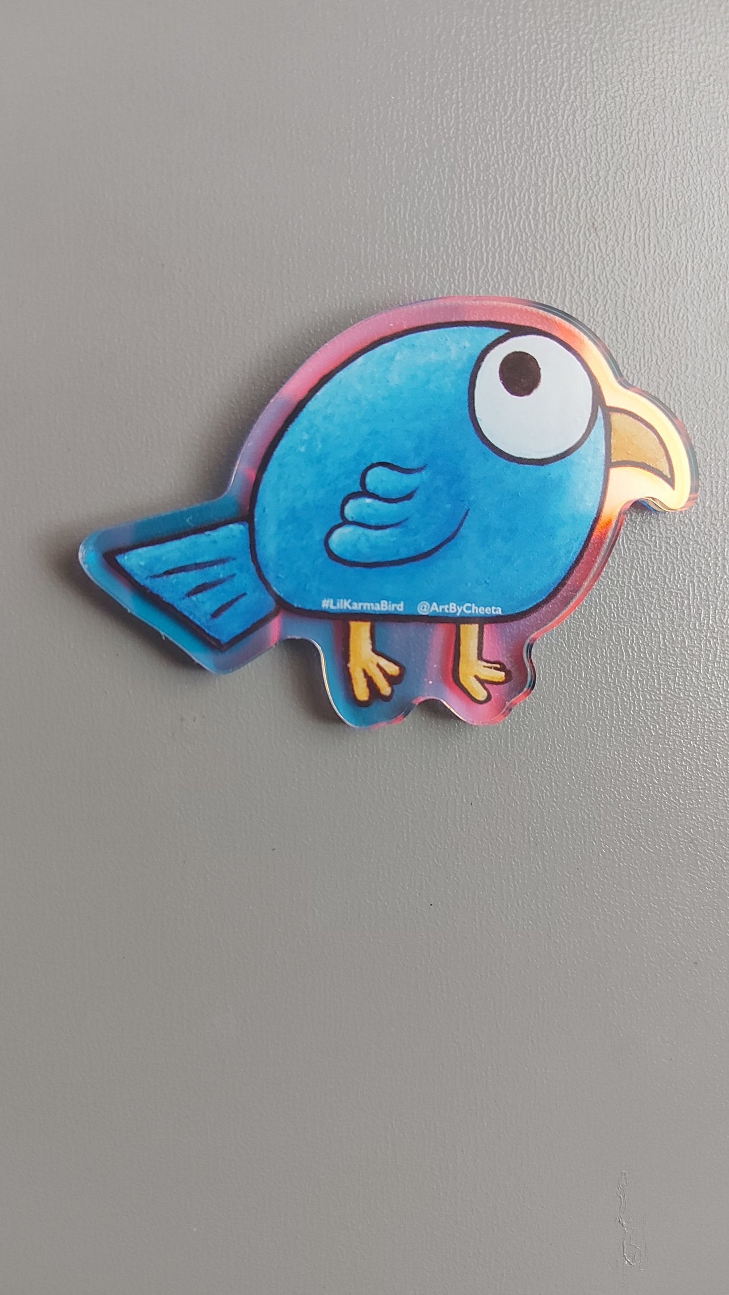 *Karma Bird Holographic Magnet - 2.5 x 3 by CHEETA (Other)