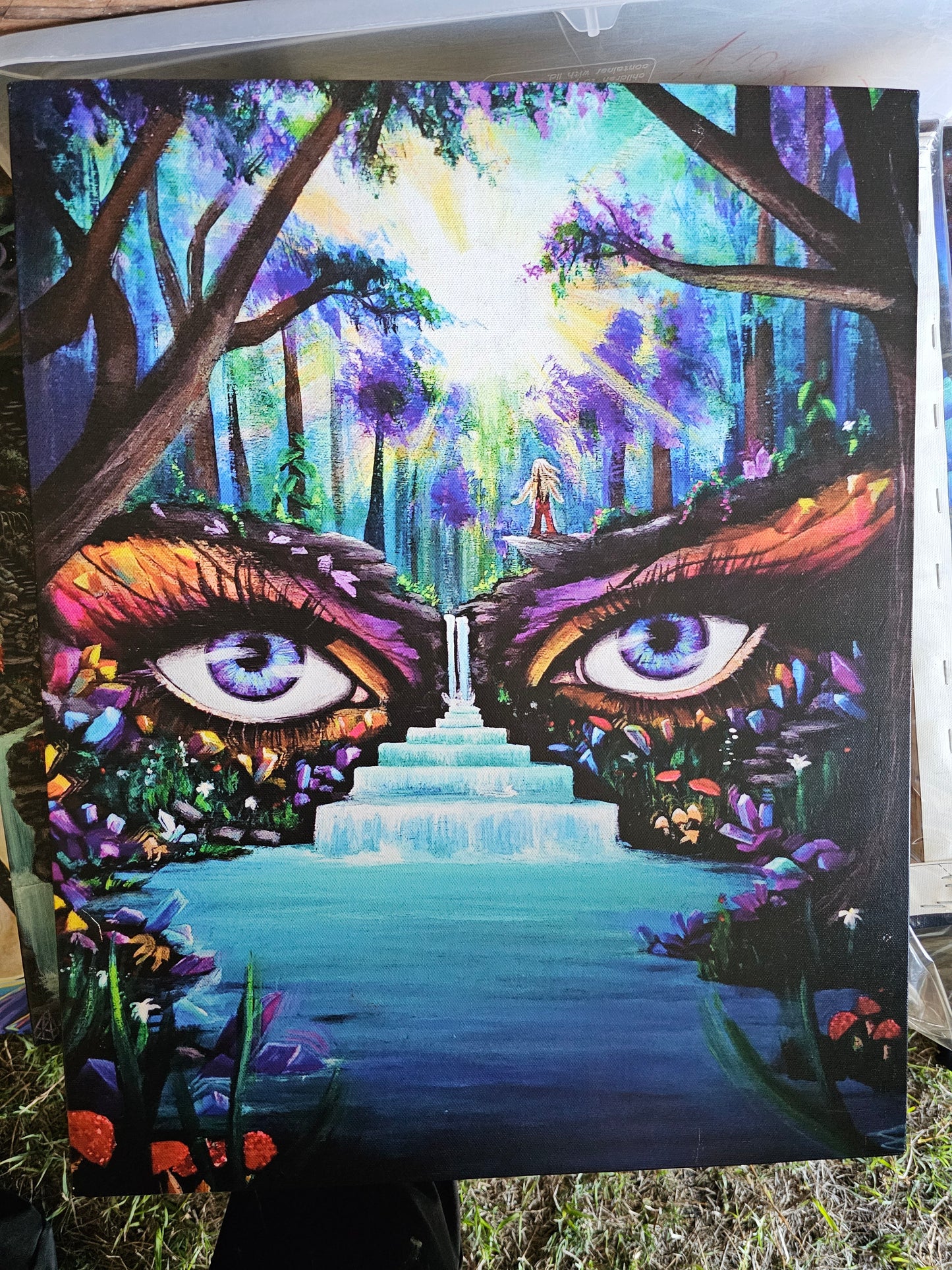 Kendall's Forest - 20 x 16 by VioletIris (Canvas Print)
