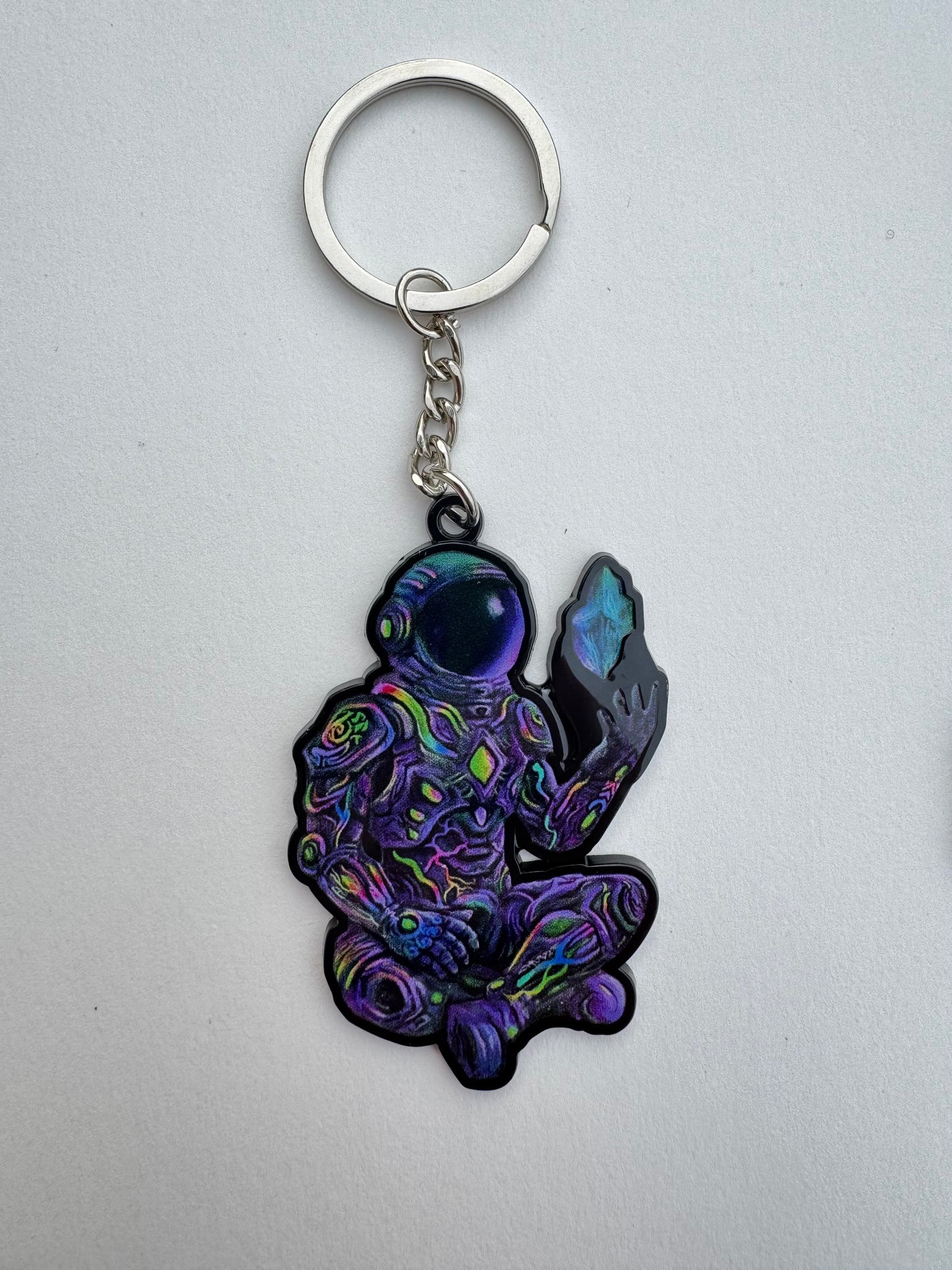 *Keychain E - 2.5 x 2.5 by Infinite Horizon (Accessory (pins, patches, etc))