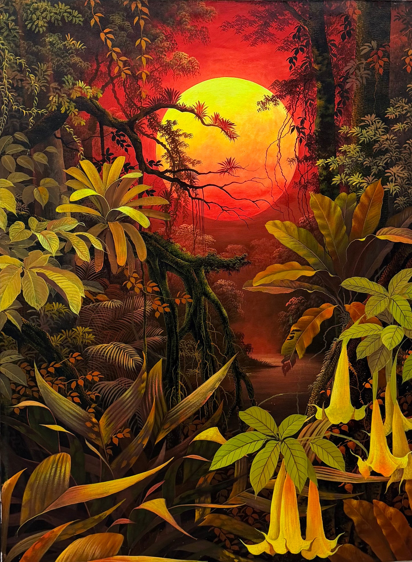 *Sunset - 37 x 27 by Alfredo Zagaceta (Original)