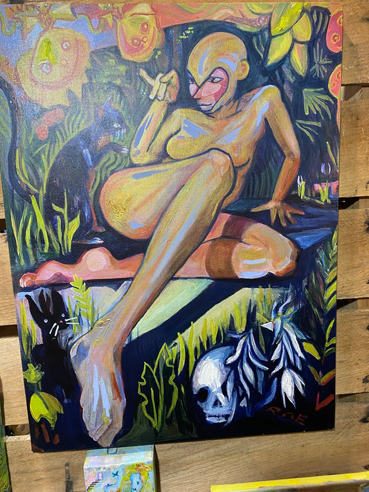 The Fairy Orchid  - 24 x 18 by Rae Grand  (Other)