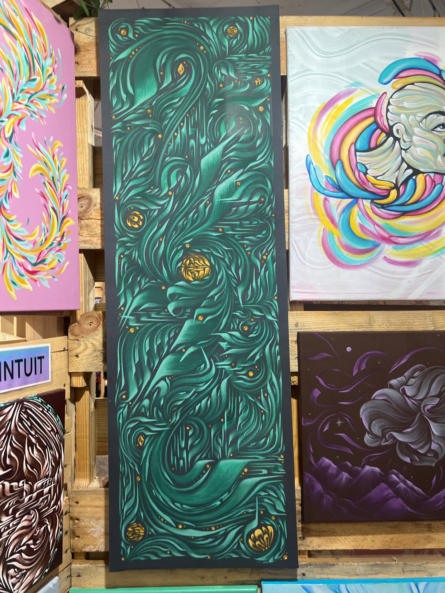 *Secret Garden  - 46 x 16 by SEIP (Original)