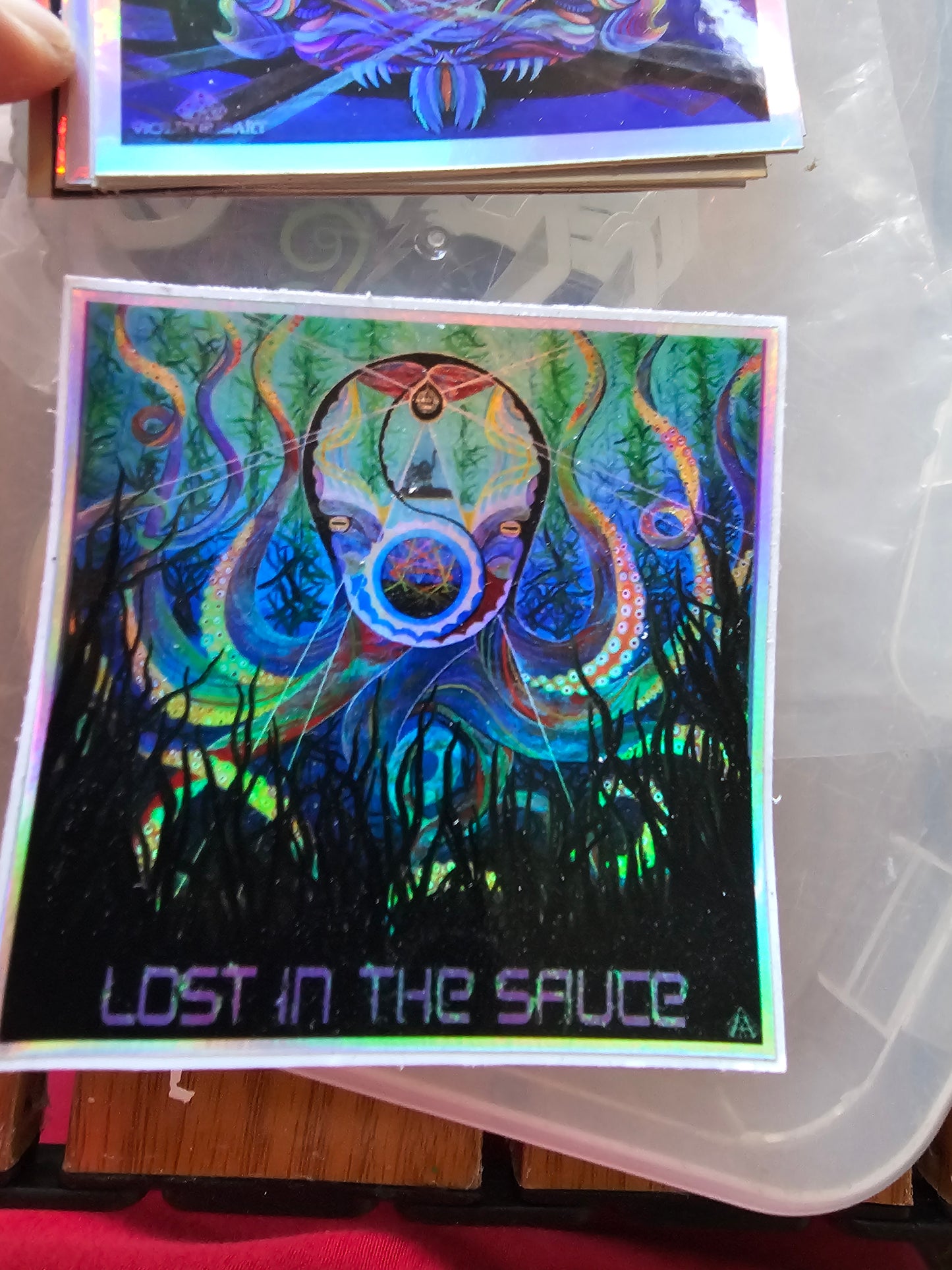 *Lost in the Sauce sticker - 3 x 3 by VioletIris (Stickers)