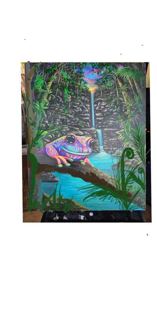 Penelope's Paradise - 10 x 8 by VioletIris (Canvas Print)