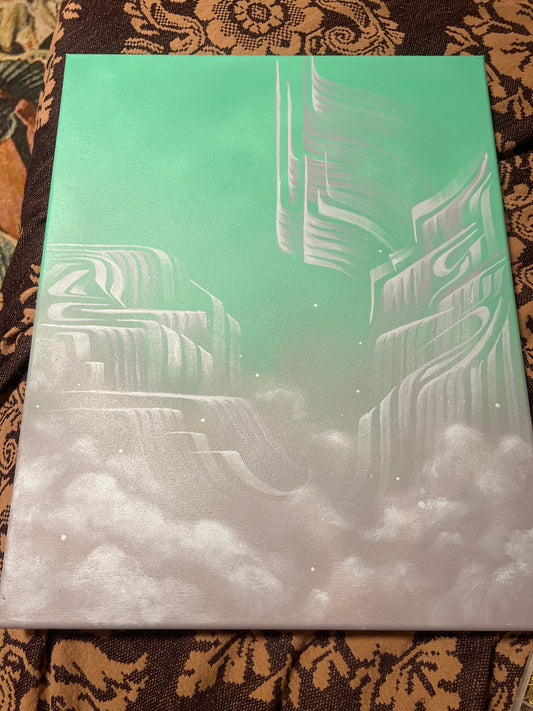 *At The Gates - 20 x 16 by SEIP (Original)