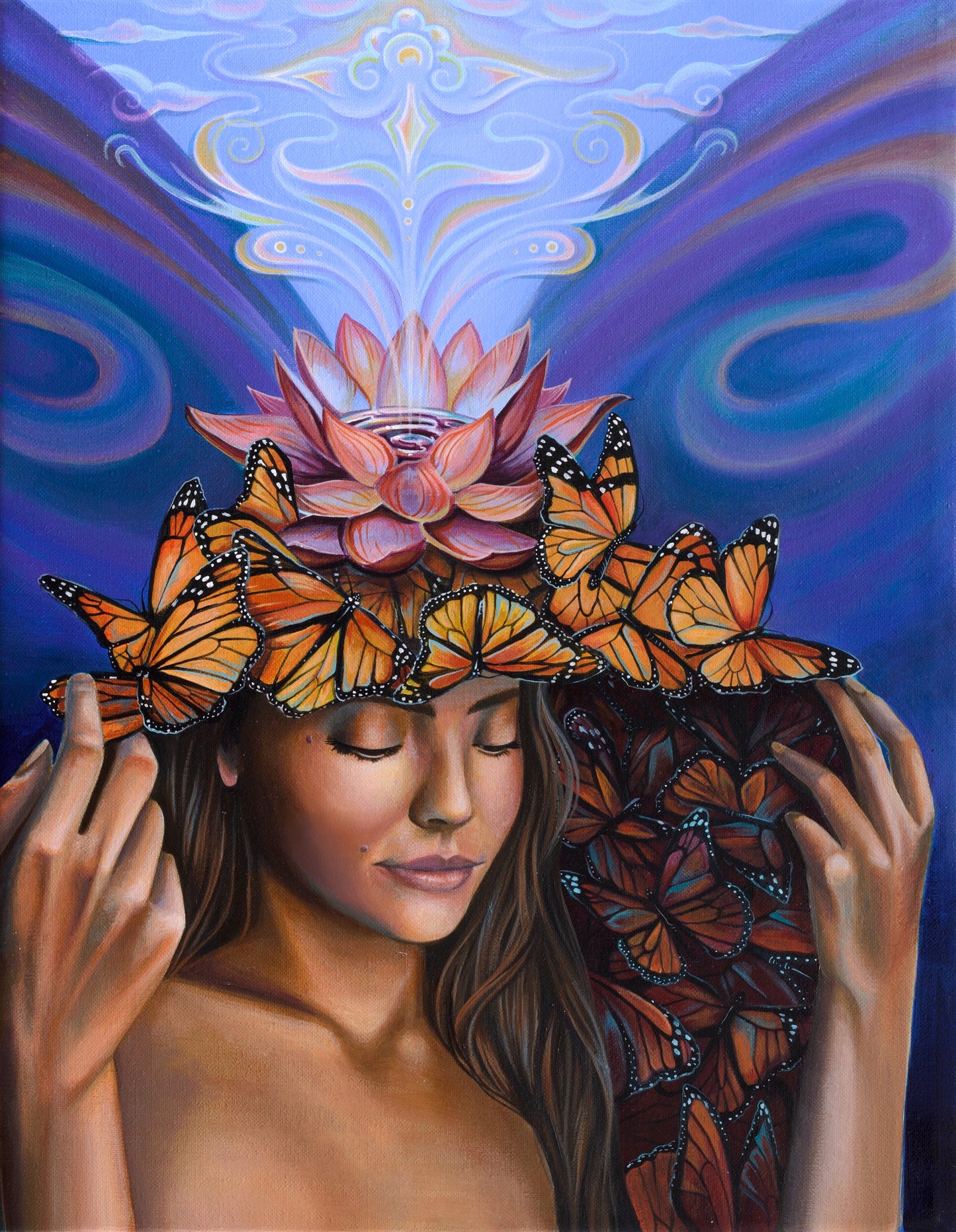 Presence - 18 x 14 by Shannon Miguela  (Canvas Print)