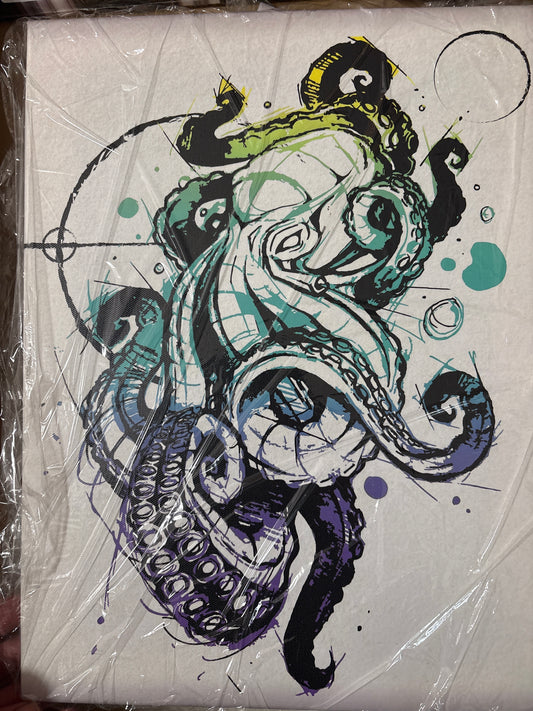 Octopus  - 16 x 12 by Eye of Swiger (Canvas Print)
