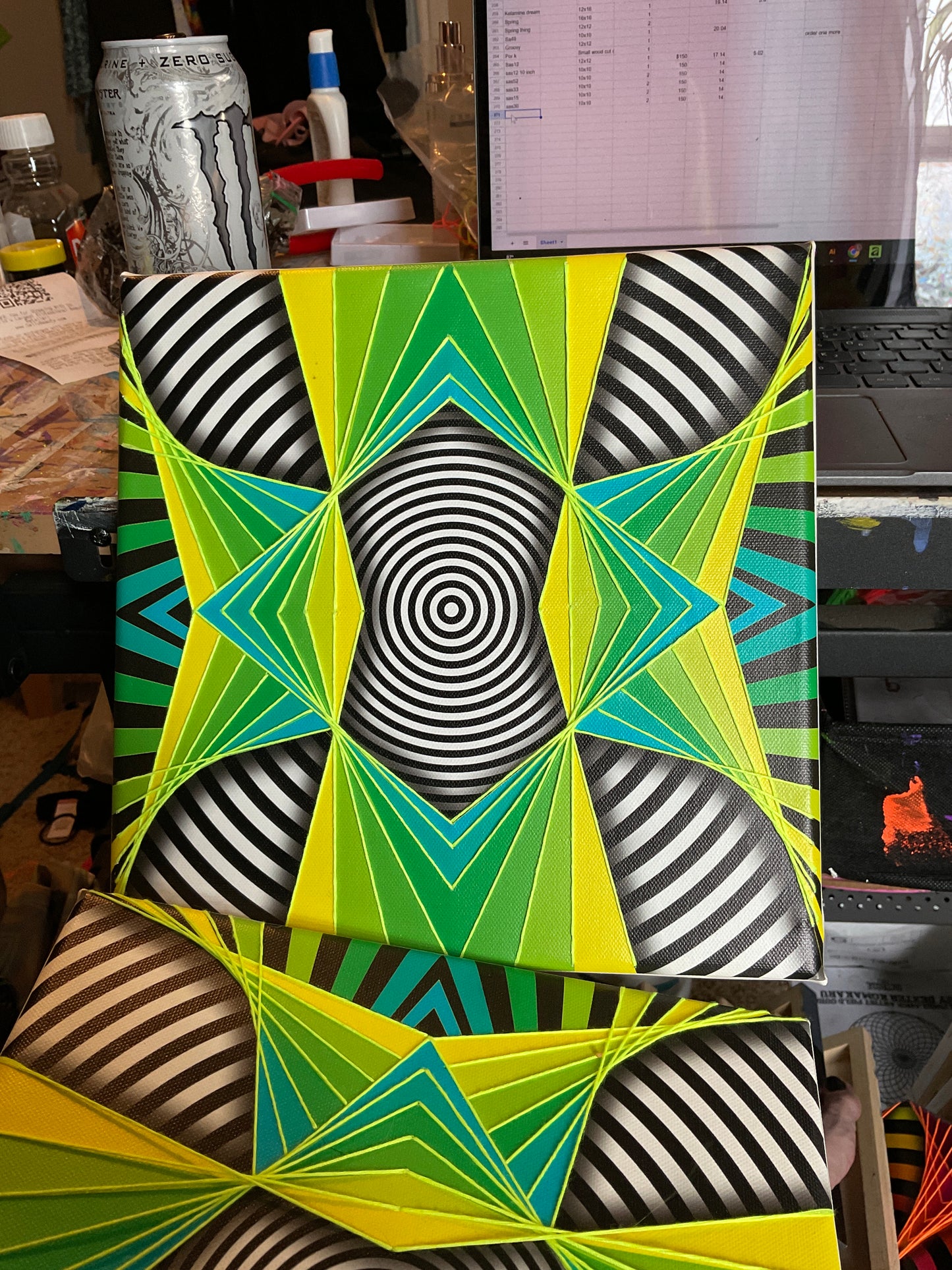 Sas30 - 10 x 10 by Technocolor  (Canvas Print)