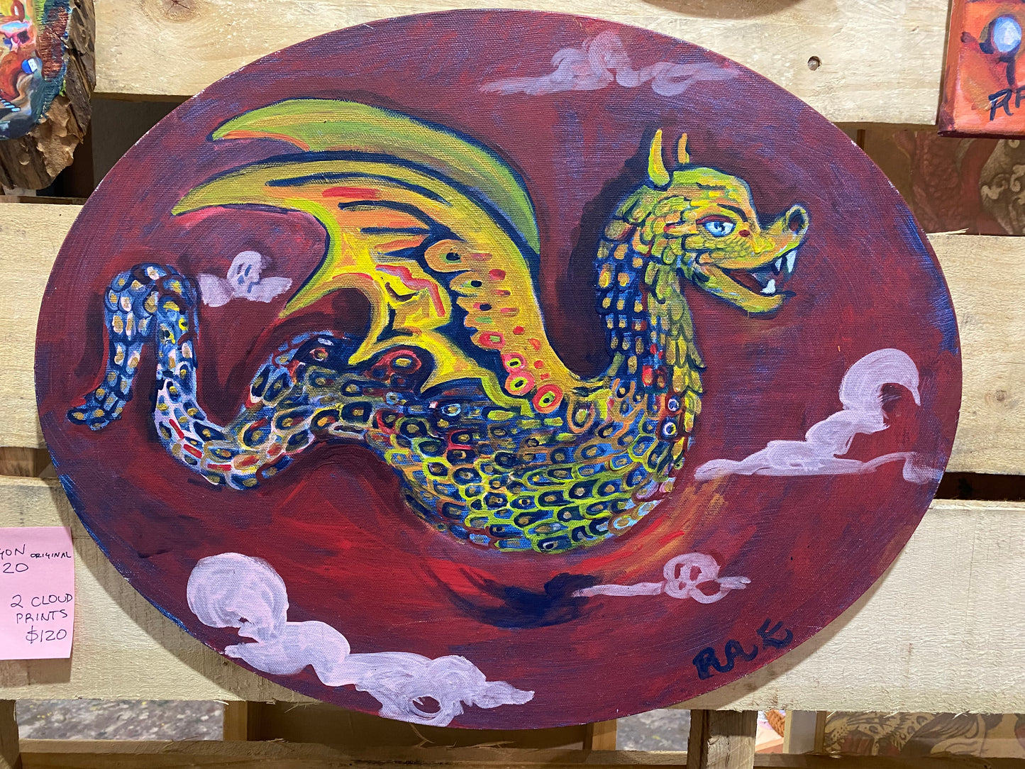 *Sky Dragon  - 18 x 24 by Rae Grand  (Original)