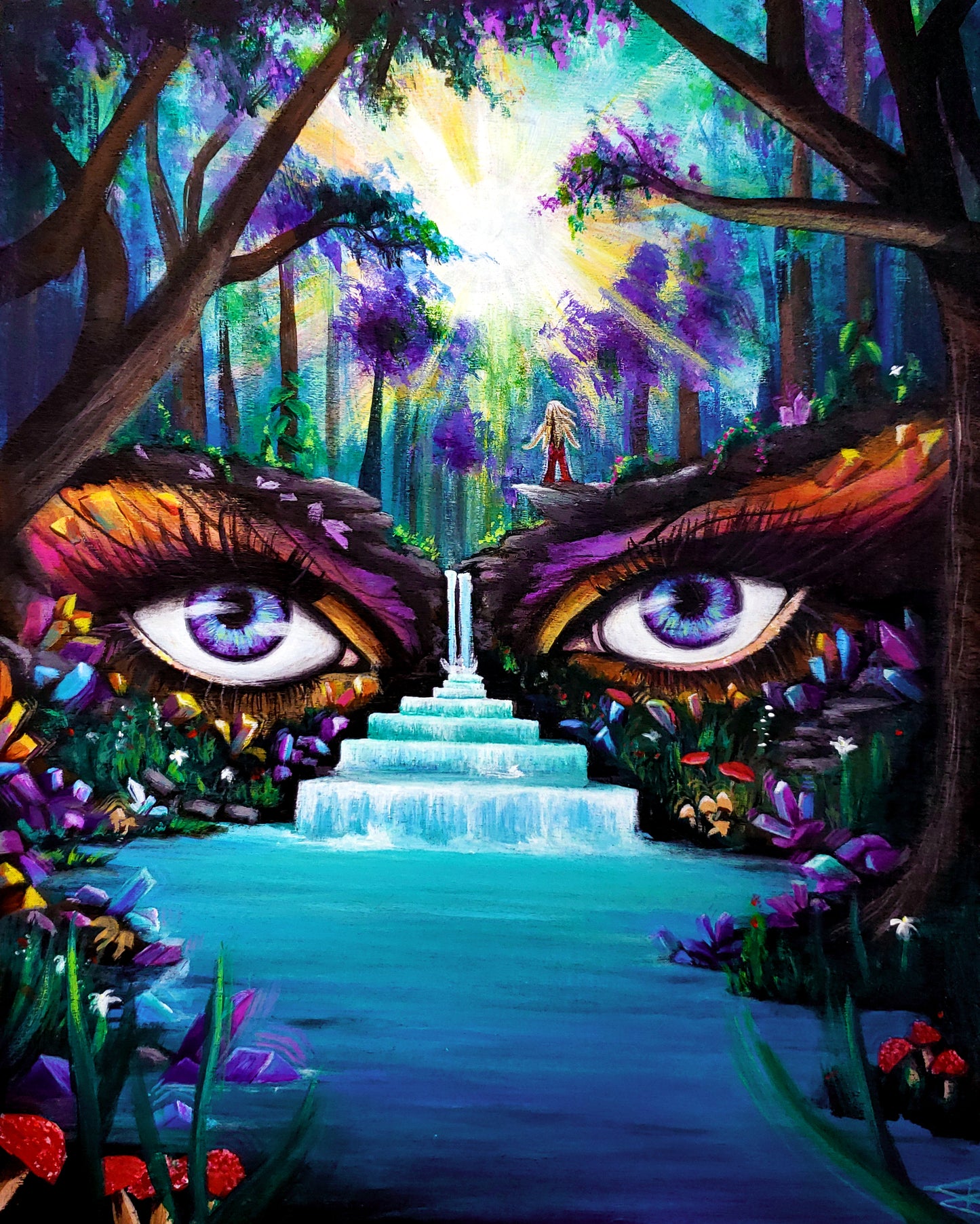 Kemdalls Forest - 10 x 8 by VioletIris (Canvas Print)