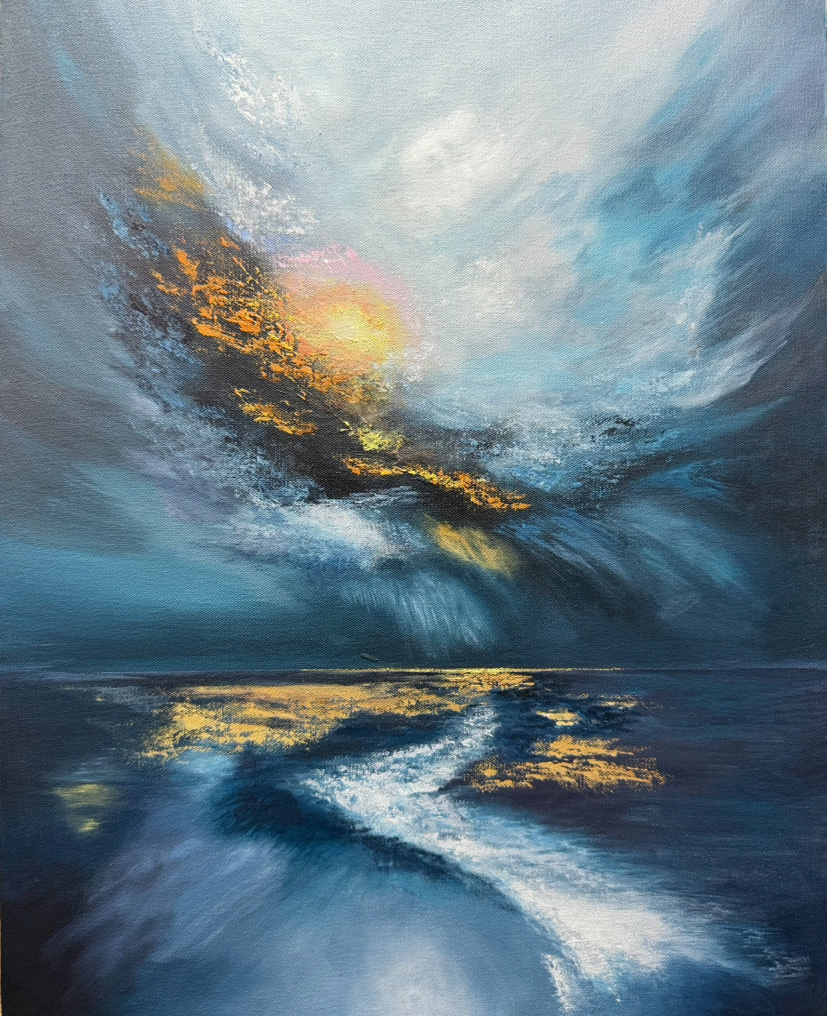 *Moon Storm - 16 x 12 by Atlas1618 (Original)