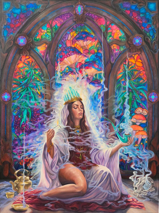 *The High Priestess - 40 x 30 by Whitney Paige (Original)