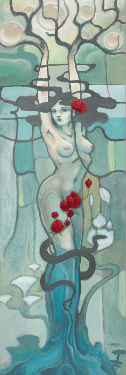 Sophia - 36 x 12 by Josh Audiss (Canvas Print)