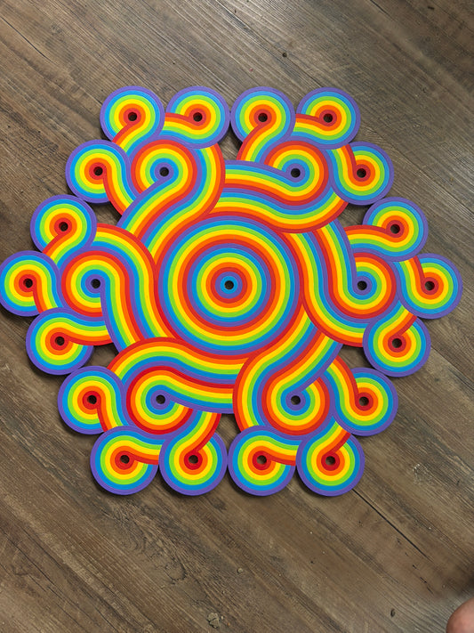 *Rainbow spiral thing 1.1 - 19 x 22 by Technocolor  (Original)